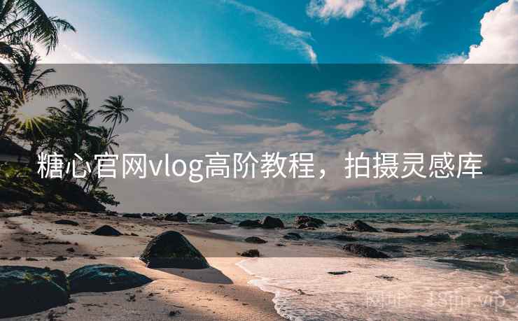 糖心官网vlog高阶教程,拍摄灵感库